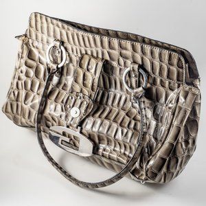GUESS - Faux Croc - Alligator Print - Satchel Handbag